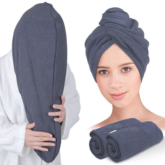 Head & Hair Drying Microfiber Towel
