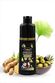 UK-Based 5-in-1 Hair Color Shampoo | Dark Brown & Natural Black | 200ML