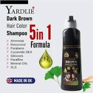UK-Based 5-in-1 Hair Color Shampoo | Dark Brown & Natural Black | 200ML