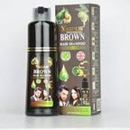UK-Based 5-in-1 Hair Color Shampoo | Dark Brown & Natural Black | 200ML