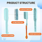 4 In 1 Self Cleaning Hair Brush