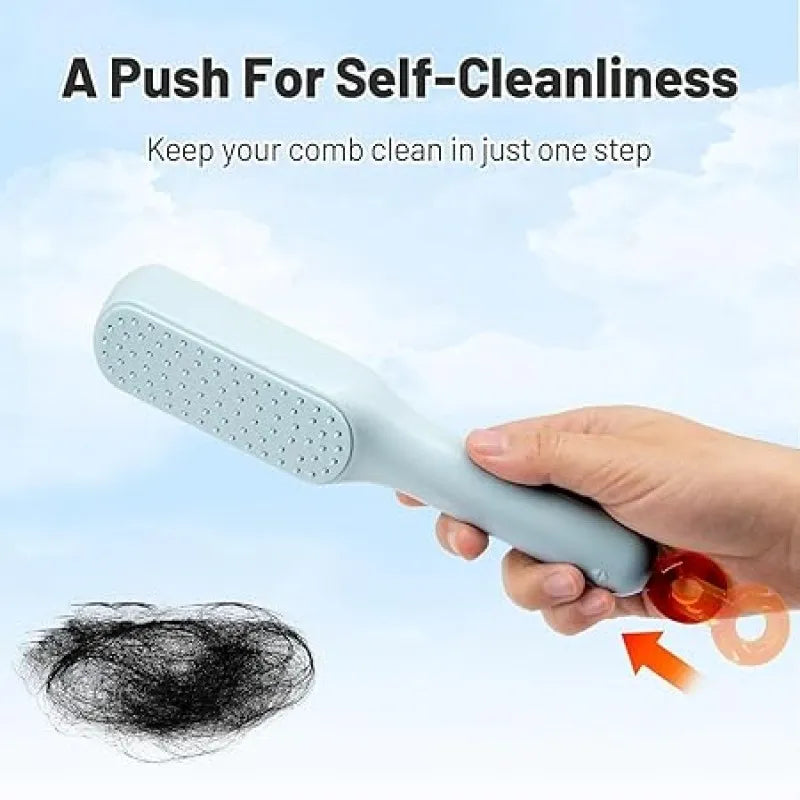 4 In 1 Self Cleaning Hair Brush
