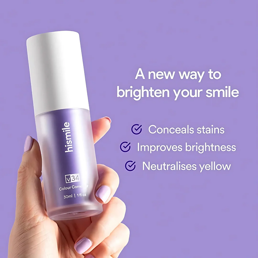 HiSmile V34 Colour Corrector – Purple Teeth Whitening Serum