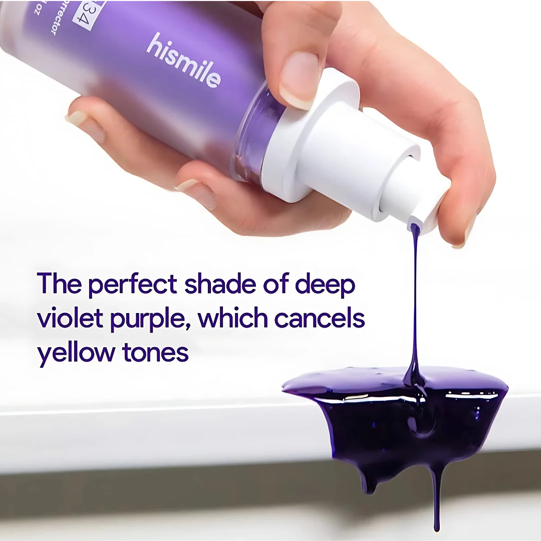HiSmile V34 Colour Corrector – Purple Teeth Whitening Serum